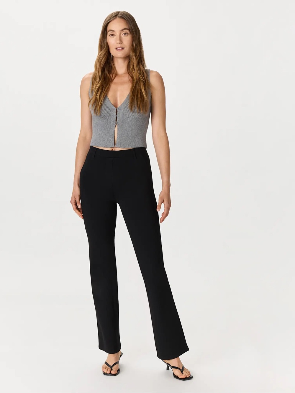 Quince Ultra Stretch Ponte Bootcut Pant, Black, Size XS, Like New